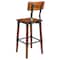 Flash Furniture Rustic Antique Walnut Industrial Wood Dining Barstool, PK4 4-XU-DG-W0236B-GG - alternate 8